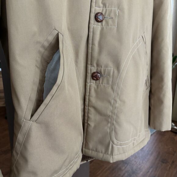 VNTG Cal Craft Barn Coat Men L Brown Lined Chore Jacket Work Farm Ranch Hunt USA - Picture 11 of 13